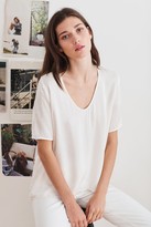 Thumbnail for your product : Velvet by Graham & Spencer Tita Satin Viscose Scoop Neck Top