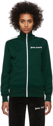 Palm Angels Green Classic Track Jacket