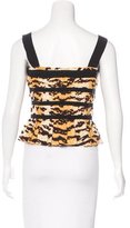 Thumbnail for your product : Dolce & Gabbana Printed Cropped Top