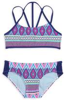 Thumbnail for your product : Gossip Girl Stripe Fusion Two-Piece Swimsuit