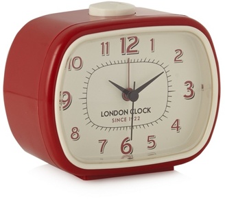 London Clock Red geo alarm clock
