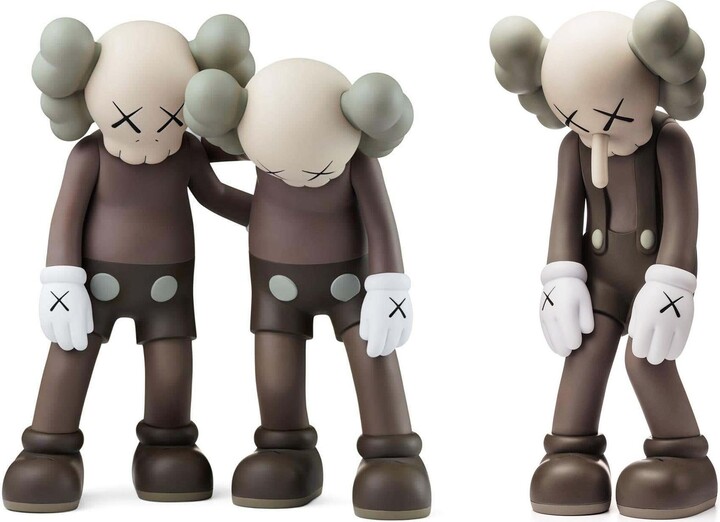 KAWS KAWS, SMALL LIE Brown & Along The Way Brown (2 works), 2017-2019
