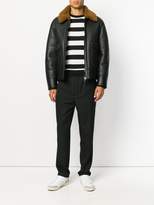 Thumbnail for your product : Ami Alexandre Mattiussi zipped shearling jacket