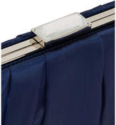Thumbnail for your product : Madison Navy Satin Clutch