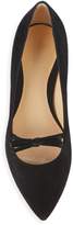 Thumbnail for your product : Armani Collezioni Point-Toe Suede Flats