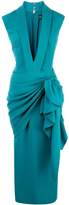 Thumbnail for your product : Christian Siriano waterfall waist dress