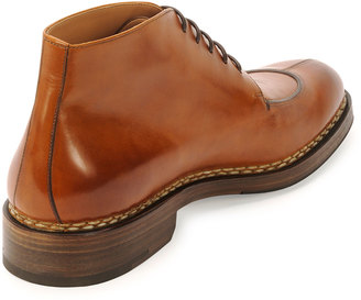 Ferragamo Montauk Leather Welt Boot, Light Brown