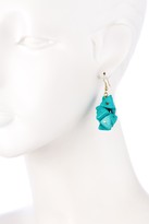 Thumbnail for your product : Zooey Cam & Turquoise Stone Earrings