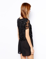 Thumbnail for your product : Warehouse Spot Top Playsuit