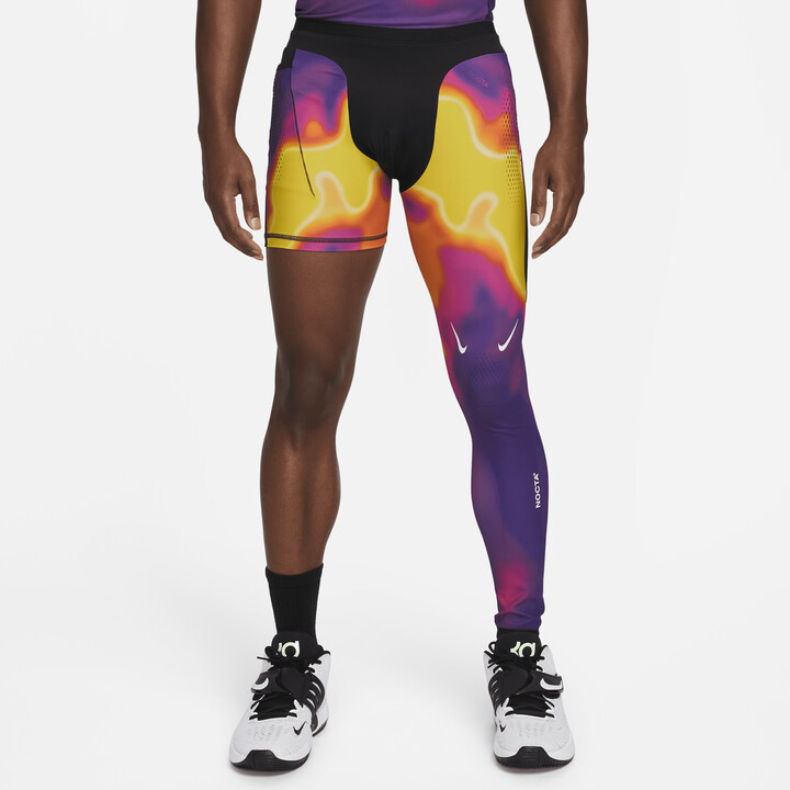 Nike Men's NOCTA Single-Leg Printed Basketball Tights (Left) in Black  ShopStyle Pants