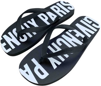 Givenchy Black Rubber Sandals