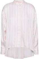 Thumbnail for your product : Maje Coquelico Striped Poplin Shirt