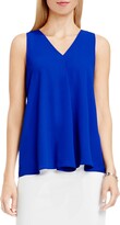 Thumbnail for your product : Vince Camuto Drape Front V-Neck Sleeveless Blouse