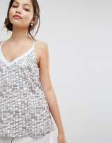 Thumbnail for your product : Darling Grid Print Strappy Back Tank Top