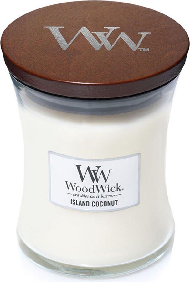 Woodwick Island Coconut Medium Candle ShopStyle Fragrances