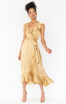 Thumbnail for your product : Show Me Your Mumu Samantha Ruffle Wrap Dress