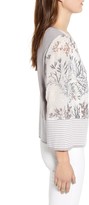 Thumbnail for your product : Ming Wang Floral Embroidery Knit Top