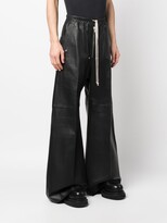 Thumbnail for your product : Rick Owens Wide-Leg Drawstring Trousers