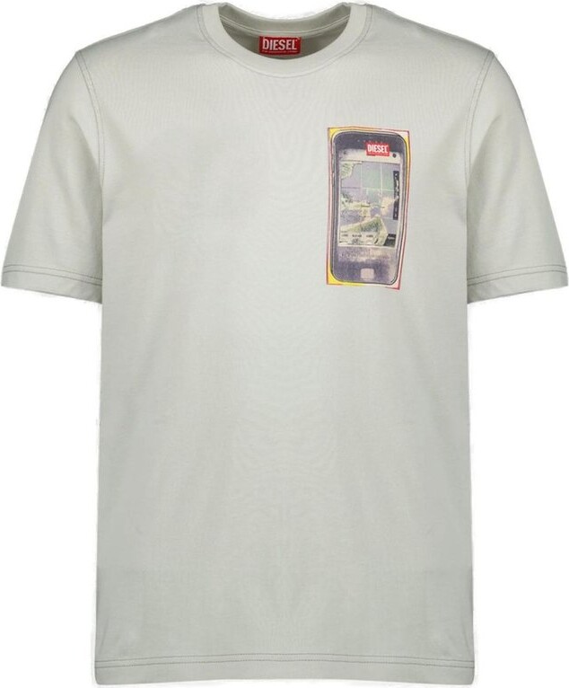 Diesel Digital Print Regular T-Shirt
