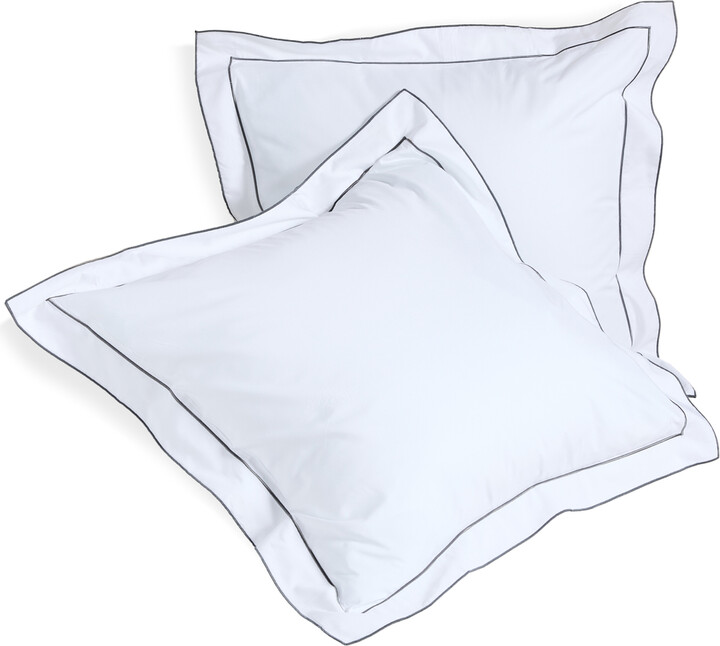 Kassatex Salerno Percale Euro Sham Set of 2