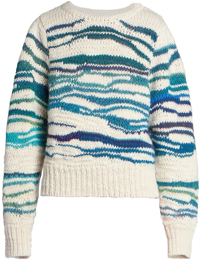 Etoile Isabel Marant Serena Wool Crewneck Sweater - ShopStyle