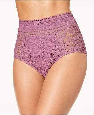 Becca Color Play Crochet High-Waist Bikini Bottoms