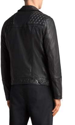 AllSaints Men's Taro Leather Biker Jacket