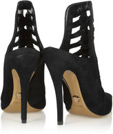 Thumbnail for your product : Versace Cutout suede pumps