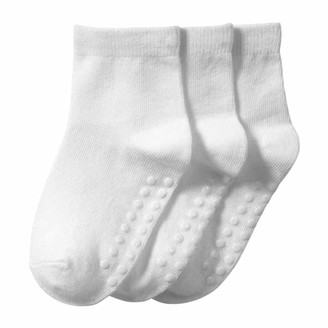 Joe Fresh Toddler Girls’ 3 Pack Crew Socks, Light Pink (Size 1-3)