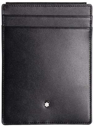 Montblanc Mont Blanc Document Holder In Black Leather