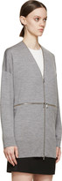 Thumbnail for your product : McQ Heather Grey Zip Cardigan