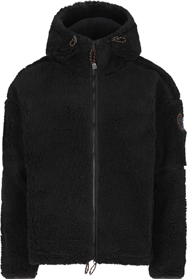 Napapijri Logo-Patch Fleece Jacket