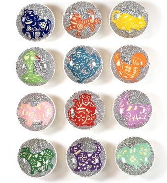 Coton Colors by Laura Johnson Chinese Zodiac Dragon Bowl