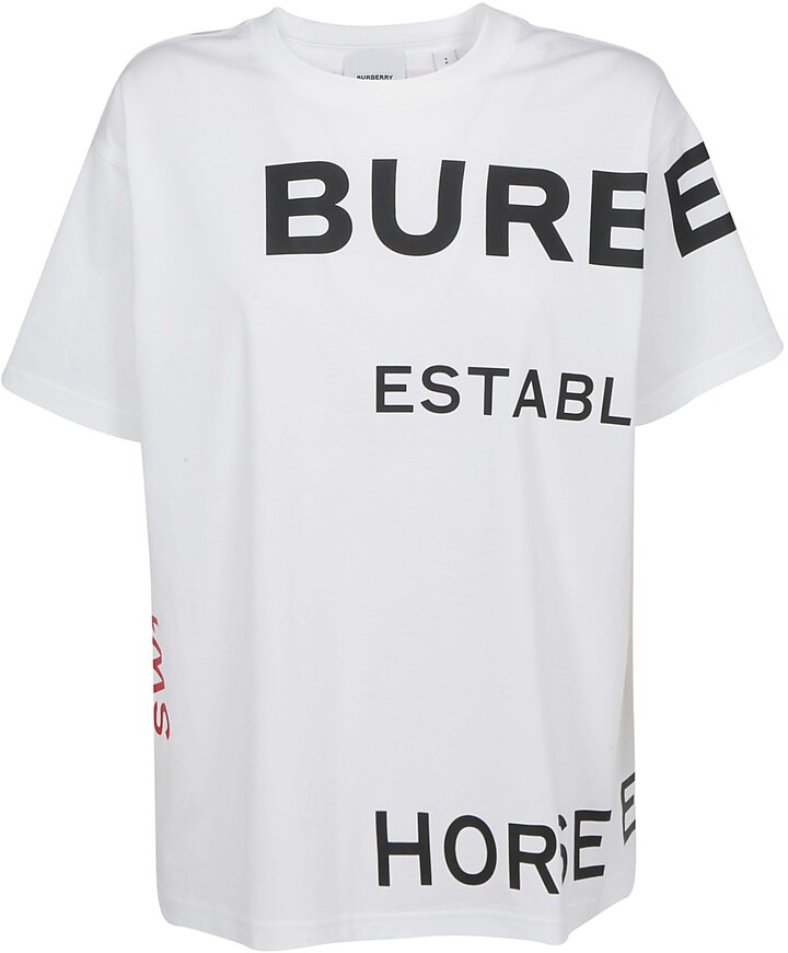 Burberry Horseferry Print Oversized T-Shirt - ShopStyle