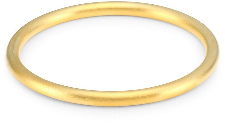 Textured Gold Bangle | Shop the world's largest collection of fashion |  ShopStyle