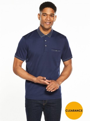 Ted Baker Mens Soft Solid Polo Shirt