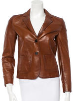 Thumbnail for your product : Prada Leather Blazer