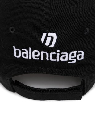 Balenciaga Logo-Patch Baseball Cap