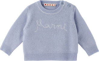 Marni Baby Blue Logo Sweater