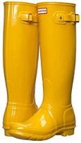 yellow hunter rain boots sale