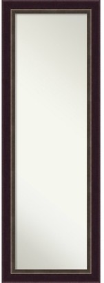 Amanti Art On The Door Full Length Wall Mirror, Signore Bronze 19 x 53-inch - 52.38 x 18.38 x 1.032 inches deep