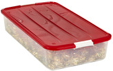 Thumbnail for your product : Container Store Buckle Underbed Storage Box Red/Clear