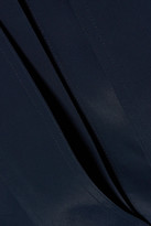 Thumbnail for your product : Rokh Split-back Tie-detailed Crepe De Chine Blouse