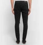Thumbnail for your product : Amiri Thrasher Skinny-Fit Distressed Stretch-Denim Jeans