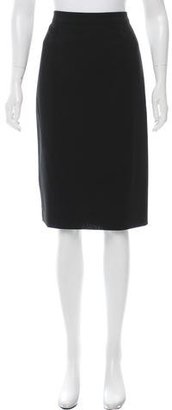 Saint Laurent Knee-Length Pencil Skirt