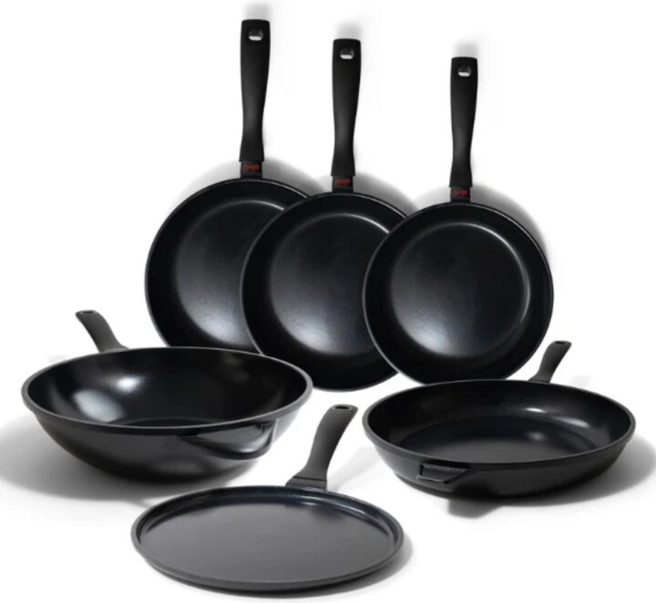 Alva Energy 6pc Nonstick Ceramic Cookware Set â" Chemical-Free, Ultra-Durable, Stress-Free Cleanup