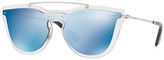 Thumbnail for your product : Valentino Glamgloss Mirrored Shield Sunglasses