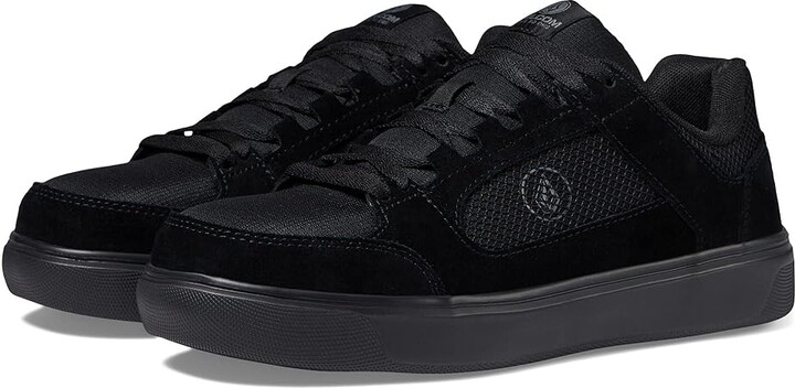 Volcom Evolve EH Comp Toe Men's Shoes Triple Black : 7 M, Leather/Suede