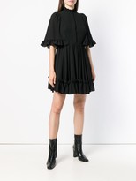 Thumbnail for your product : Alexander McQueen Ruffle Trim Mini Dress
