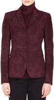 Thumbnail for your product : Akris Punto Notched-Lapel 2-Button Suede Leather Blazer